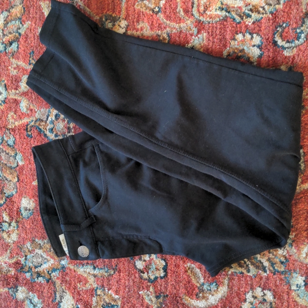 Black Levi Mid Rise Slacks Size 8